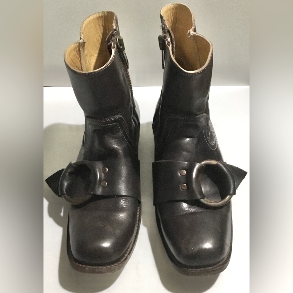 BED/STÜ handcrafted genuine leather brown boots